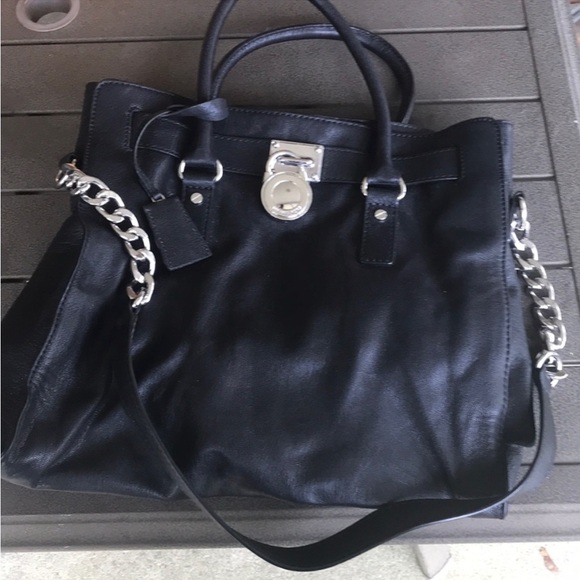 Michael Kors Hampton Large Satchel Bag - Picture 1 of 9